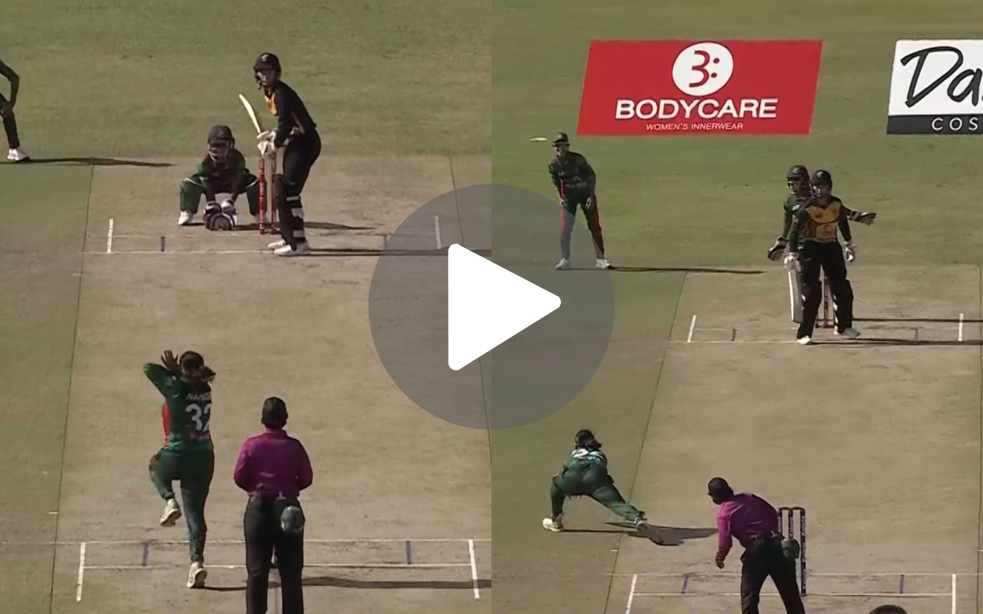 Bangladesh's Nahida Akter Plucks An Outrageous Caught And Bowled - Watch Video